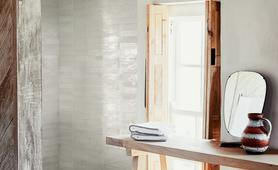 Marazzi Плочка Порцеланов Сияен 24x6см Бял