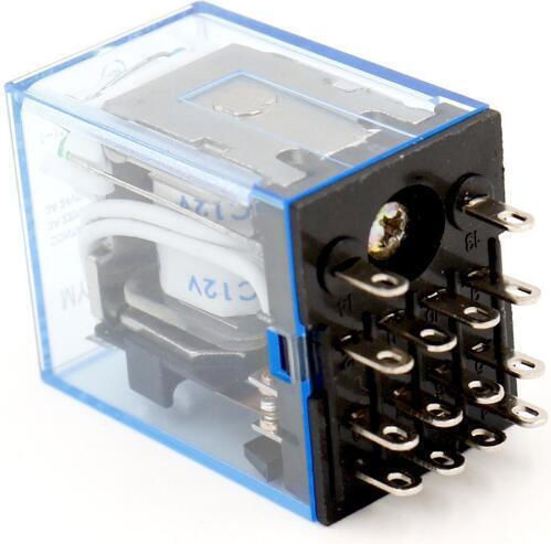 Βιομηχανικό Ρελέ Λυχνίας 12V MY4-12V