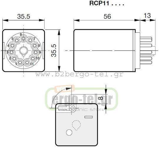Carlo Gavazzi Industrial Relay Relay 24V 211-011124200