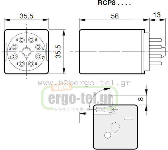 Carlo Gavazzi Industrial Relay Relay 24V 211-018242000