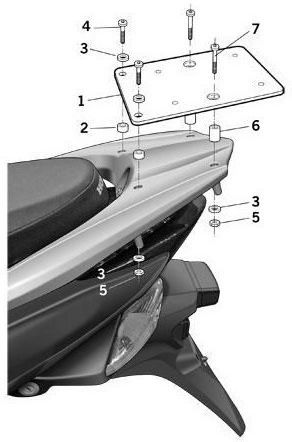 Shad Σχάρα για Honda PCX 125