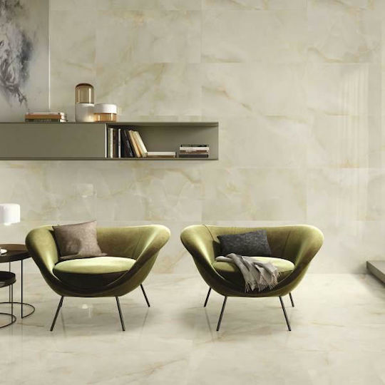 Baldocer Quios P6060P Floor Tile Interior Porcelain Glossy 60x120cm Beige