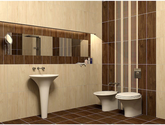 Kai Group Πλακάκι Κεραμικό Γυαλιστερό 50x20cm Μπεζ