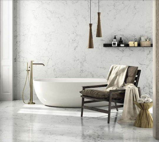 Leonardo Ceramica Керамична Подова / Стенна Плочка Кухня / Баня Мат Бяла 75x75см