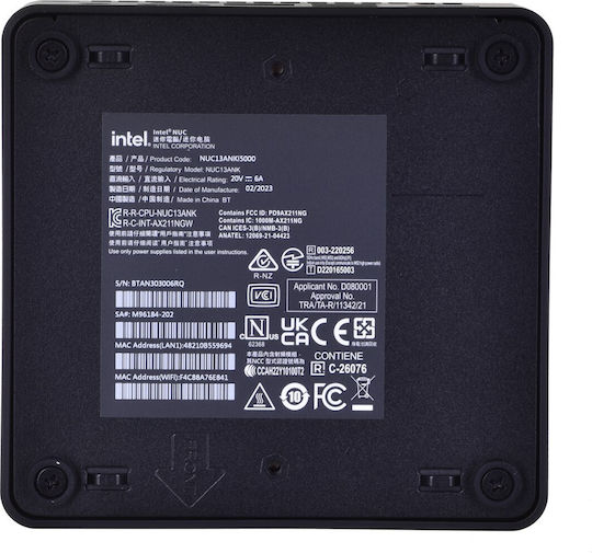 Intel Nuc 13 Pro Kit NUC13ANKi5 (EU cord) Barebone (Nucleu i5-1340P)