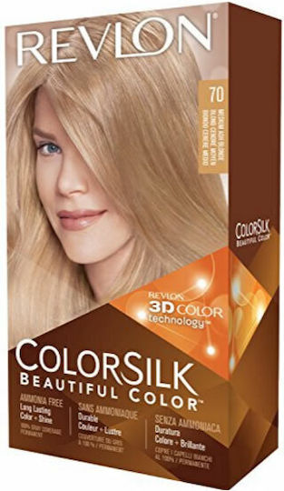 Revlon Colorsilk Beautiful Color Боя За Коса 70 Средно Пепеляво Русо 130мл