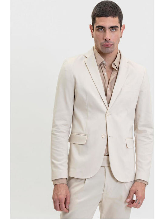 Sommer Herrenanzugsjacke Beige