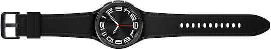 Samsung Galaxy Watch6 Classic LTE Неръждаема стомана 43мм с eSIM и Пулсомер (Черен)