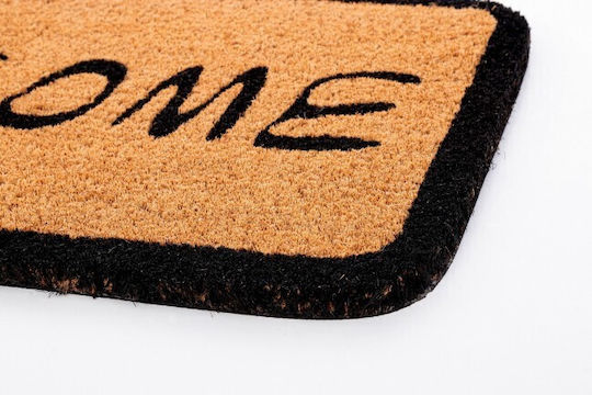 Bizzotto Doormat From Coconut Tree Welcome Bubble Brown 40x60cm 0280705 Brown