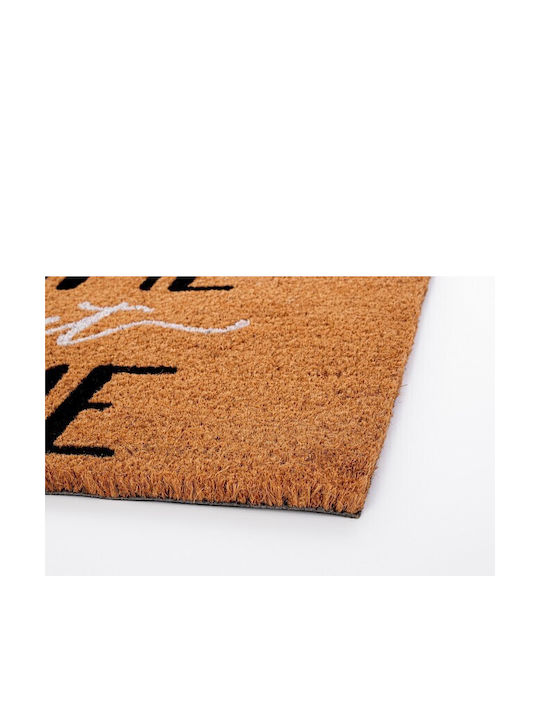 Bizzotto Coconut Fiber Doormat Central Home Sweet Home Brown 40x60cm