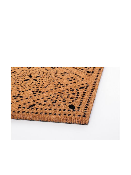 Bizzotto Coconut Fiber Doormat Tribal Majolica Brown 40x60cm