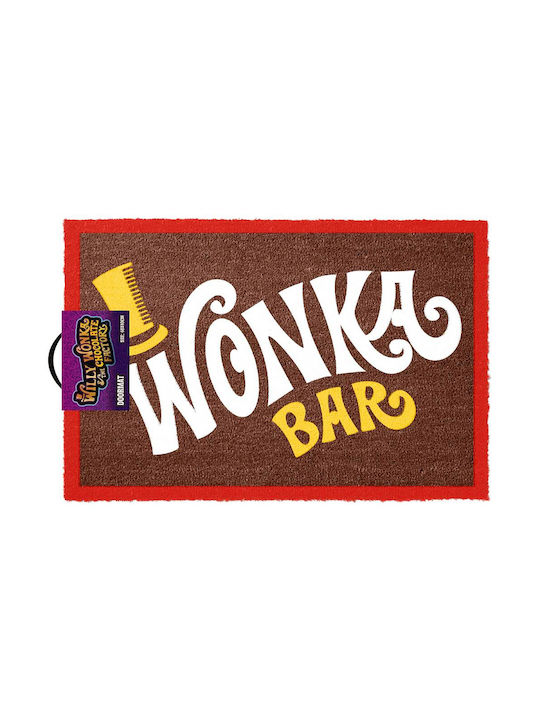Grupo Erik Πατάκι Εισόδου από Κοκοφοίνικα Willy Wonka Wonka Bar Πολύχρωμο 40x60εκ.