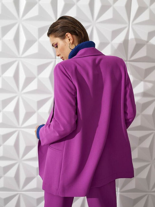 Ale - The Non Usual Casual Women's Blazer Purple