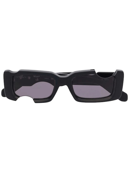 Off White Cady Ochelari de soare cu Negru Rame din plastic Cadru și Negru Lentilă OERI006C99PLA001-1007