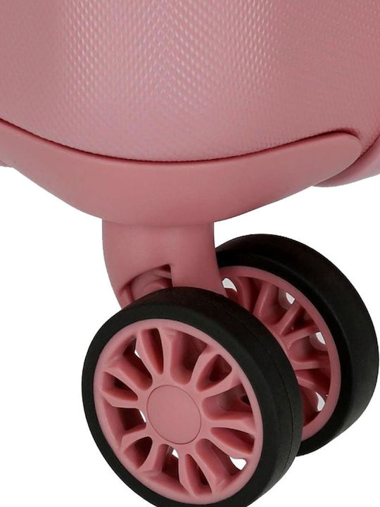 Movom Riga Große Hartschale Reisekoffer Rosa mit 4 Rädern Höhe 70cm