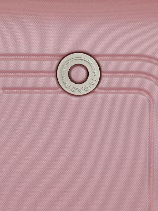 Movom Riga Große Hartschale Reisekoffer Rosa mit 4 Rädern Höhe 70cm