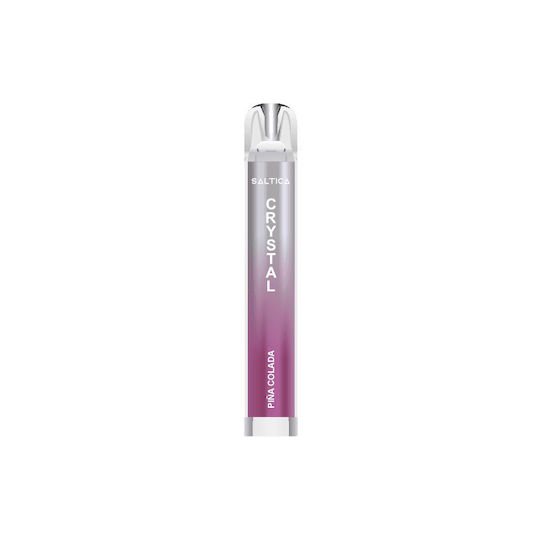 Saltica Crystal Disposable Electronic Cigarette 700 Puffs Pina Colada 2ml 20mg 1pcs
