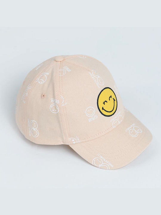 Cool Club Παιδικό Καπέλο Jockey Smiley World Ροζ