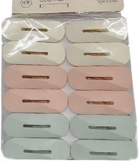 AGC Clothespins made of Plastic 6pcs Multicolour