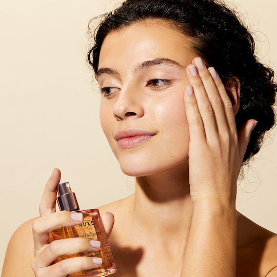 Nuxe Huile Prodigieuse Multi-Purpose Organic and Dry Monoi Oil for Face, Hair, and Body 100ml