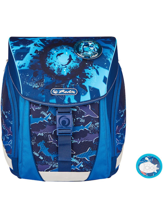 Herlitz Schulranzen Rucksack Grundschule, Grundschule in Blau Farbe