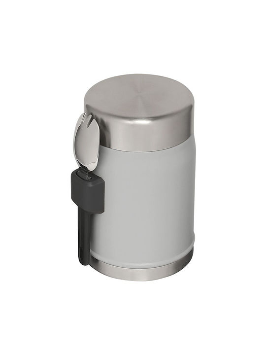 Stanley The Legendary Food Jar and Spork Cutie pentru Mâncare Termos Inox Argintiu 400ml 1buc