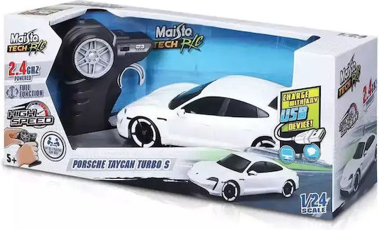 Maisto Taycan Turbo S Remote Controlled Car White