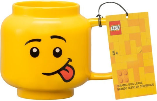 LEGO Keramiktasse mit Verschiedene Designs Gelbe (Verschiedene Designs)
