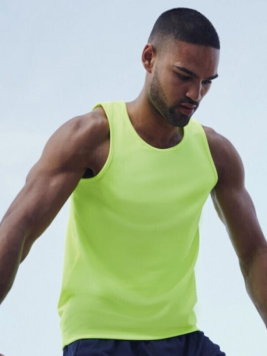 Fruit of the Loom Performance V Men's Sleeveless Promotional Blouse Lime Green