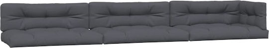 vidaXL Perne Pentru Scaune De Grădină Gri 7 Bucăți 120x80 cm vidaXL Perne Pentru Scaune De Grădină Gri 7 Bucăți 120x80 cm