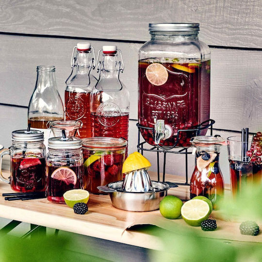 Butlers Glas Tee-Vase mit Deckel Transparent 3500ml