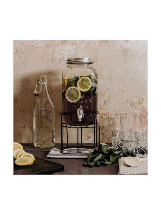 Butlers Set 1Stück Gläser Tee mit Deckel Glas 3500ml