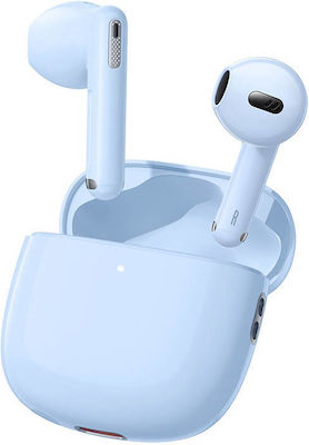 Baseus Bowie WX5 Earbud Bluetooth Handsfree Ακουστικά με Θήκη Φόρτισης Μπλε