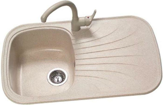 Sanitec Classic 315 Ένθετος από Συνθετικό Γρανίτη Μ82xΠ50cm