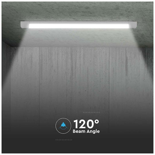 V-TAC Commercial Linear LED Wall Light 40W Natural White IP20 L120xD7.5xH2.4cm