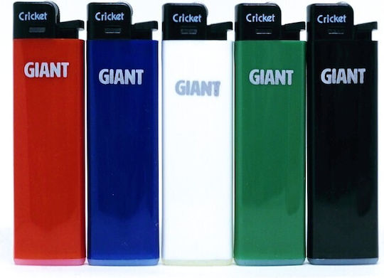 Cricket Multicolour Flame Lighter 25 Pieces