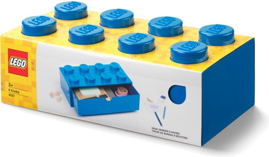LEGO Kinder Aufbewahrungsbox aus Kunststoff Blau 31.6x11.3x15.8cm 1Stück