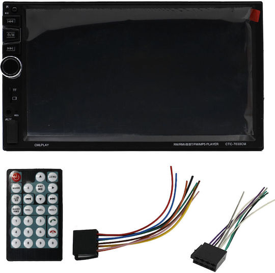 PerVoi Ηχοσύστημα Αυτοκινήτου 2DIN (Bluetooth/USB/AUX/WiFi/GPS/Apple-Carplay/Android-Auto) με Οθόνη Αφής 7"