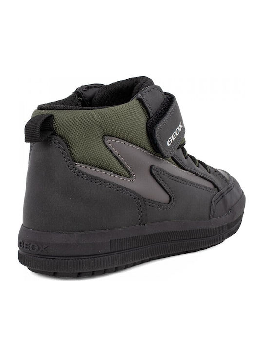 J Arzach Boy Kids Boots with Velcro Black
