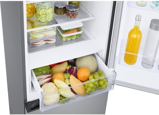 Samsung Ψυγειοκαταψύκτης 390lt NoFrost Υ203xΠ59.5xΒ65.8εκ. Inox RB38C602CSA/EF