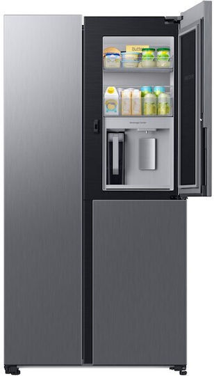 Samsung Side-by-Side Refrigerator 645lt NoFrost H178xW91.2xD71.6cm Inox RH69CG895DS9EF