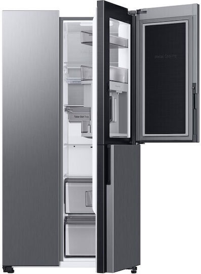 Samsung Side-by-Side Refrigerator 645lt NoFrost H178xW91.2xD71.6cm Inox RH69CG895DS9EF
