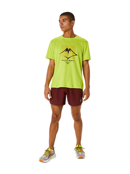 Fujitrail Logo SS Αθλητικό T-shirt Πράσινο