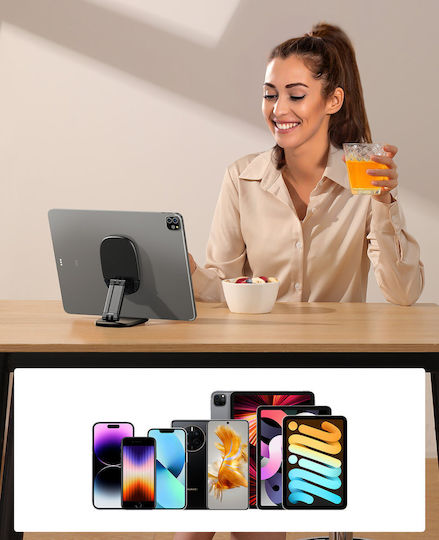 Joyroom foldable stand Βάση Γραφείου για Κινητό σε Μαύρο χρώμα