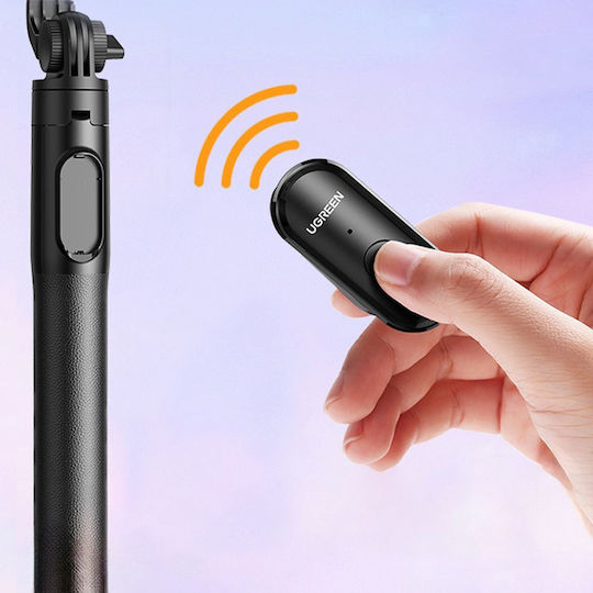 Ugreen LP586 Selfie Stick Cell Phone Tripod Bluetooth Black