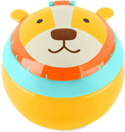 Skip Hop Zoo Πλαστικό Παιδικό Δοχείο Φαγητού Κίτρινο