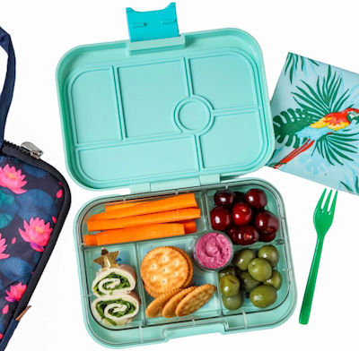 Yumbox Recipient pentru mâncare pentru copii din plastic Turcoaz