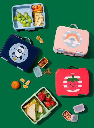 Skip Hop Spark Style Bento Πλαστικό Παιδικό Δοχείο Φαγητού Μπλε