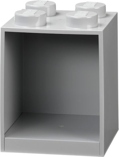 Kids Box Shelf Wall Landscape 4 Studs Floor Gray 16x16x21cm