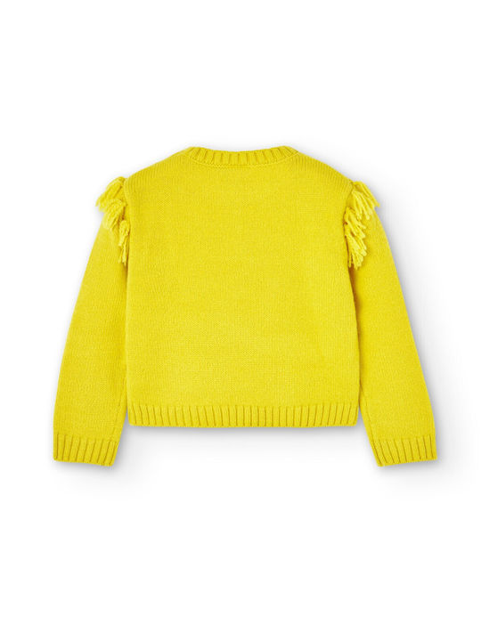 Boboli Kids' Sweater Long Sleeve Yellow